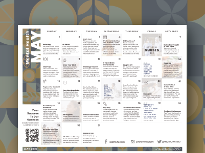 [Free Download] May Well-Being Calendar